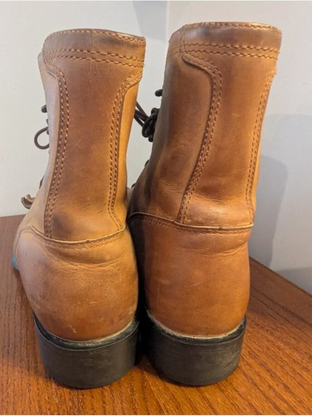 Ariat Boots Heritage Lacer Antique Distressed Brown Western Boot Men's 8 EE W 10
